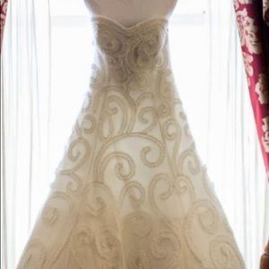 Oscar De La Renta Custom Wedding Dress